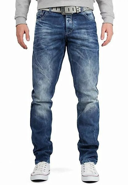 Cipo & Baxx 5-Pocket-Jeans Herren Hose BA-CD319Y mit lässiger Stonewashed W günstig online kaufen