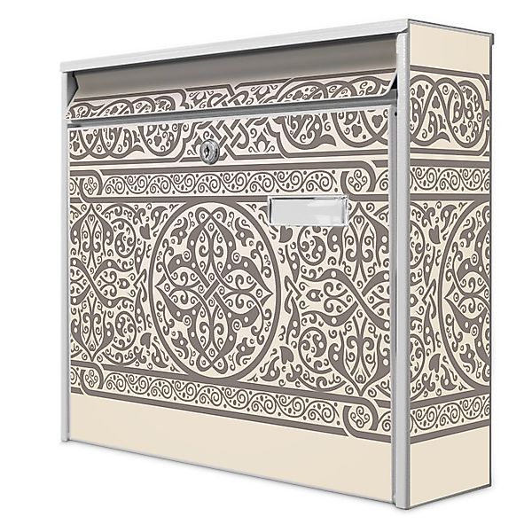Banjado Briefkasten Weiß 36.2x32.2x10cm Groß / Inkl. Montagematerial & 2 Sc günstig online kaufen