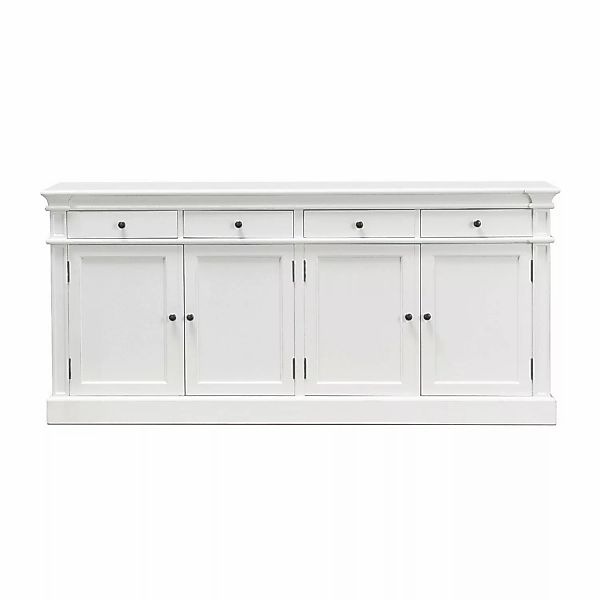 ebuy24 Amaretta Sideboard Antik Weiß Antik Patiniert mit 4 Türen und 4 Schu günstig online kaufen