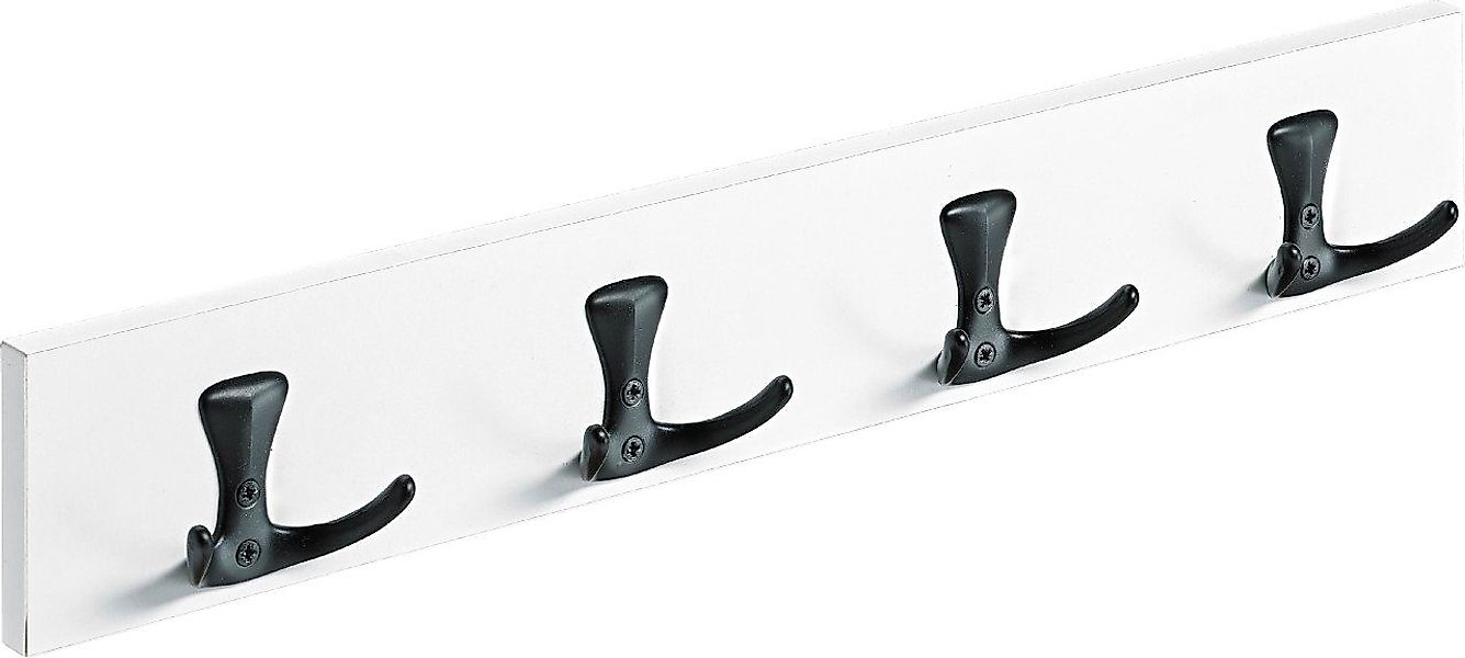 Hettich Garderobenleiste Hettich Holzgarderobe 4 Haken günstig online kaufen