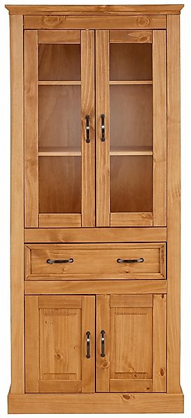 Home affaire Vitrine "Selma", Höhe 180 cm (2-trg.) günstig online kaufen