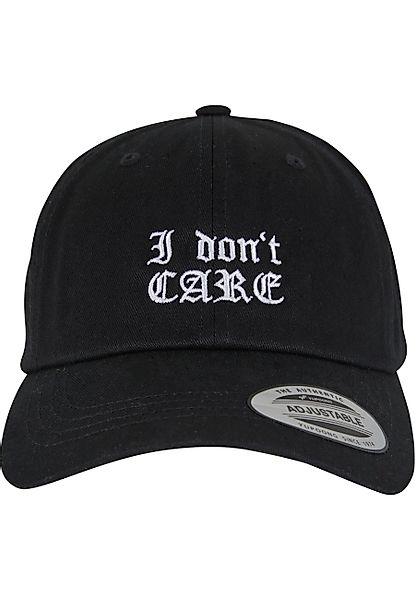 MisterTee Snapback Cap "MisterTee I Don‘t Care Low Profile Cotton Twill" günstig online kaufen