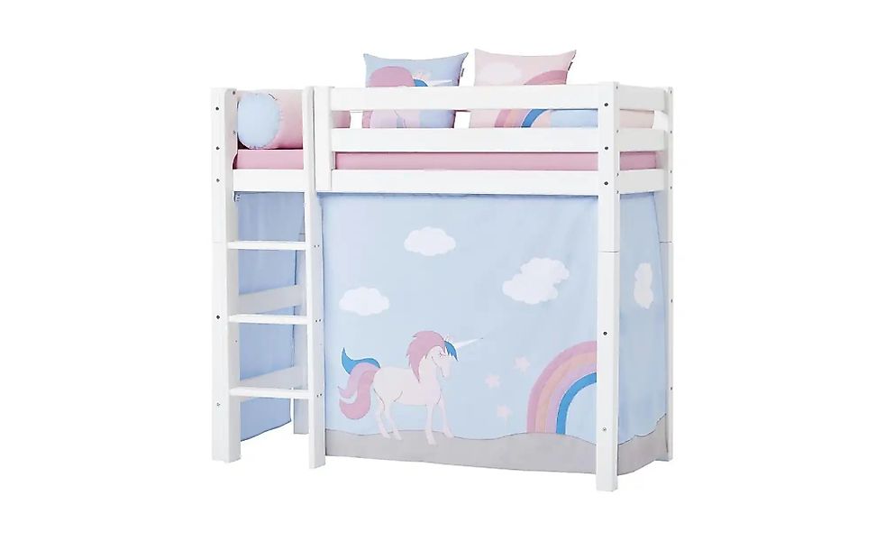 Hoppekids Vorhang Mittelhochbett 70x160  Unicorn ¦ mehrfarbig ¦ Maße (cm): günstig online kaufen