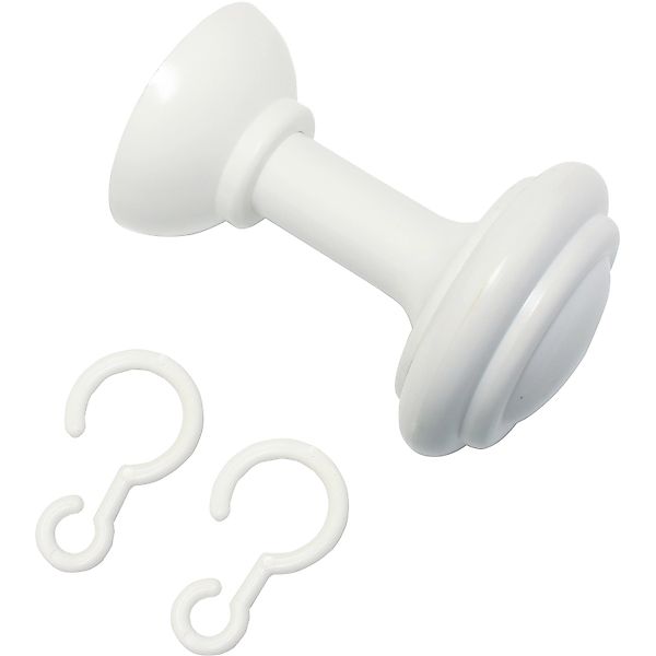 GARDINIA Schalhalter mit Haken, Kunststoff, Gardinen, (1-tlg), Serie Gardin günstig online kaufen