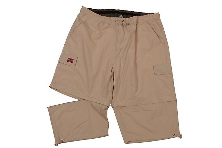 ABRAXAS Shorts Zipp-Off-Bermuda in sand günstig online kaufen