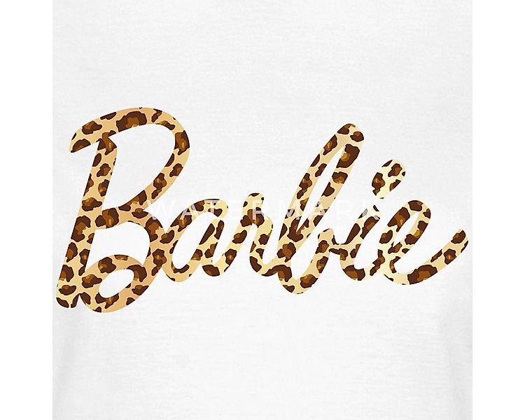 Spreadshirt T-Shirt Barbie Leo-Print Logo Frauen T-Shirt (1-tlg) günstig online kaufen