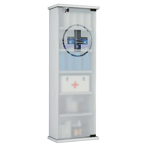 Este Hilfe Schrank mit Sicherheitsglas Tür die Wandmontage günstig online kaufen