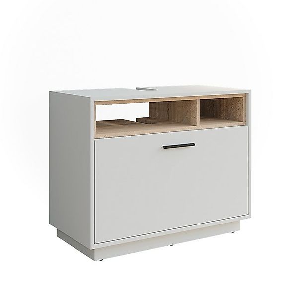 Vicco Waschbeckenunterschrank Beatrice, Weiß/Sonoma, 100 x 84.5 cm mit Schu günstig online kaufen