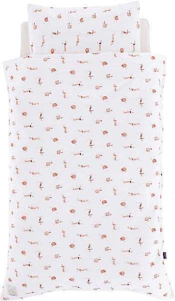 Träumeland Babybettwäsche "Jersey Cats & Dogs" 2 Stk. tlg. mit niedlichem A günstig online kaufen