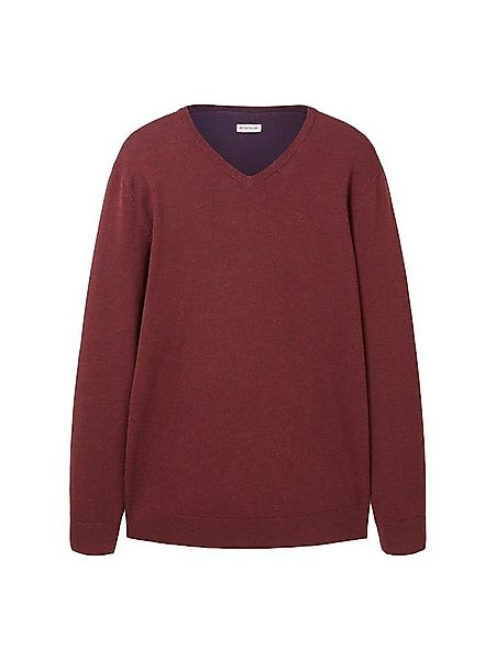 TOM TAILOR Sweatshirt Basic V-Neck Sweater günstig online kaufen