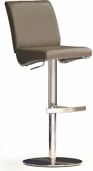 MCA furniture Bistrostuhl "BARBECOOL", mit Rückenlehne, Bodenplatte rund, 3 günstig online kaufen