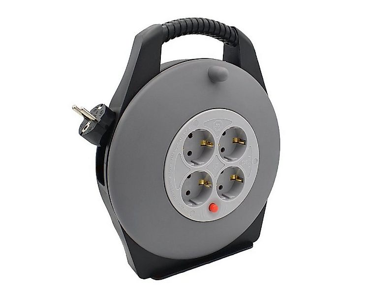 B-Tech 10M-Outdoor-Rollup Kabeltrommel 4-fach (Thermoschutz, Tragegriff, Ka günstig online kaufen