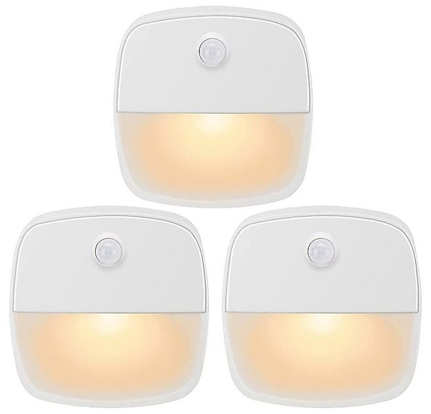 Rosnek LED Nachtlicht Aufkleber, Bewegungsmelder, für Treppen Flur Schlafzi günstig online kaufen