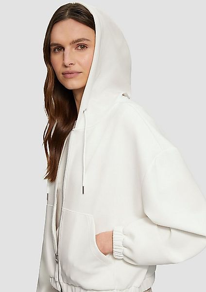 s.Oliver Sweatjacke Sweatshirt Jacke Scuba-Sweatjacke aus Modalmix im Relax günstig online kaufen