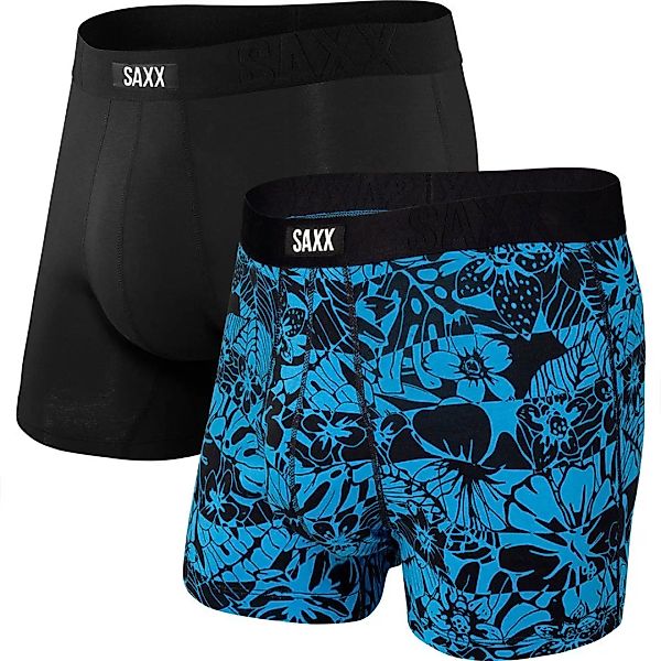 Saxx Underwear Undercover Fly Boxer 2 Einheiten M Flora Stripe / Black günstig online kaufen