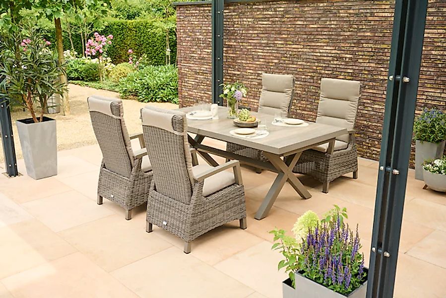 Siena Garden Garten-Essgruppe »»Corido Move« mit Sincro Ausziehtisch« Set, günstig online kaufen