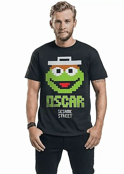 Sesamstrasse Print-Shirt OSCAR Sesamstrasse T-Shirt Schwarz - grün Pixel 8b günstig online kaufen
