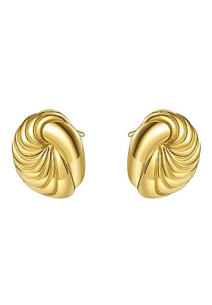 Hey Happiness Paar Ohrstecker Spirale Ohrringe, Big Drop Ohrringe, Abstrakt günstig online kaufen