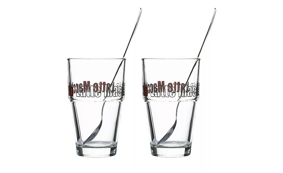 LEONARDO Latte Macchiato Gläser, 4-teilig  Solo - transparent/klar - Glas - günstig online kaufen
