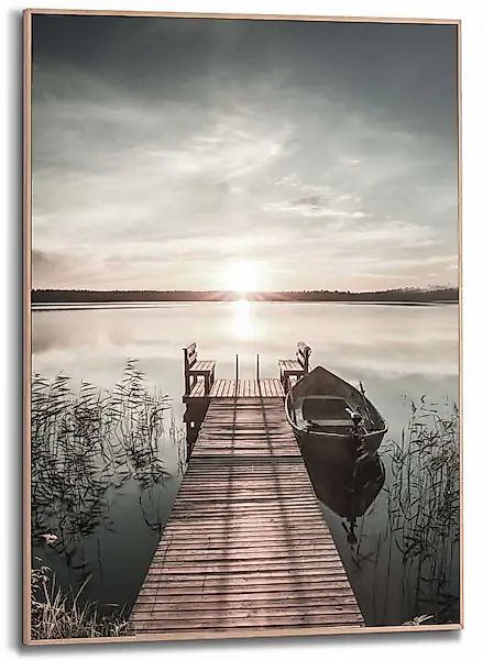 Reinders Wandbild "Slim Frame Wood 50x70 Scandic Jetty" günstig online kaufen