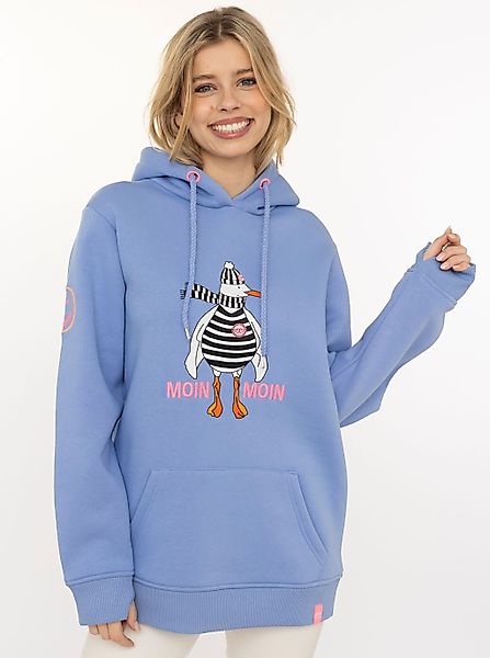 Zwillingsherz Hoodie ""Moin Moin Möwe"", mit nordischem Gruß, lustiger Möwe günstig online kaufen