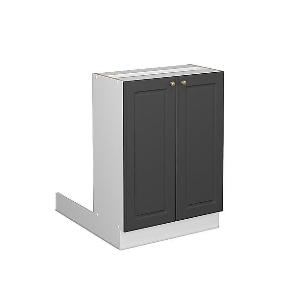 Vicco Unterschrank Fame-Line, Anthrazit-Gold/Weiß, 60 cm günstig online kaufen