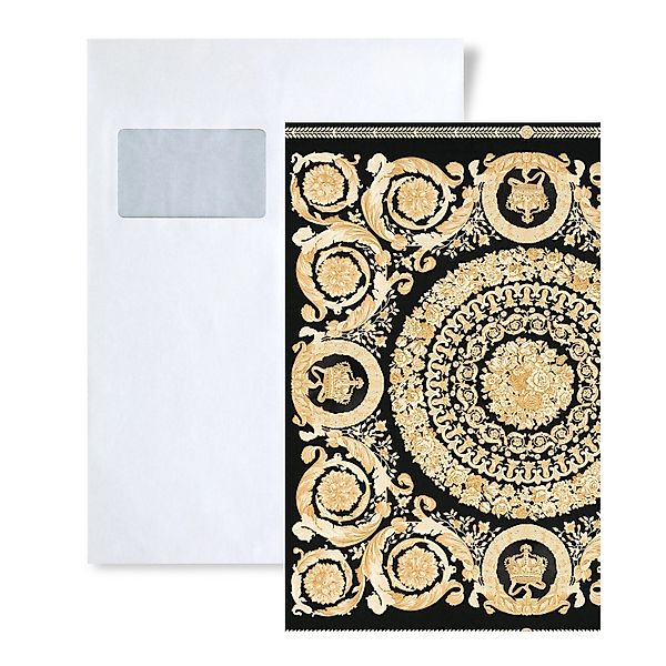 PROFHOME 1 MUSTERSTÜCK S-370553-GU DIN A4 MUSTER der Ornament Tapete günstig online kaufen