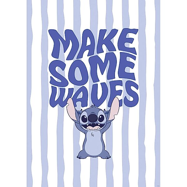 Komar Wandbild Disney Lilo and Stitch Make Some Waves 50 cm x 70 cm günstig online kaufen