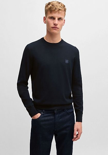 BOSS ORANGE Strickpullover "Kanovano", mit Rundhalsausschnitt günstig online kaufen