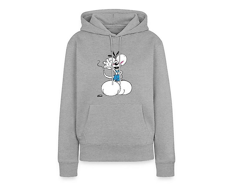 Spreadshirt Hoodie Diddl Diddlmaus Winkt Fröhlich Damen Premium Hoodie (1-t günstig online kaufen