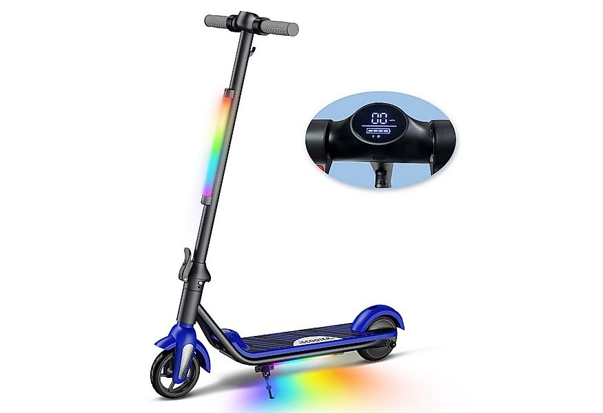 Fanttik Elektro-Kinderroller Kinder faltbarer E-Scooter mit LED-Beleuchtung günstig online kaufen