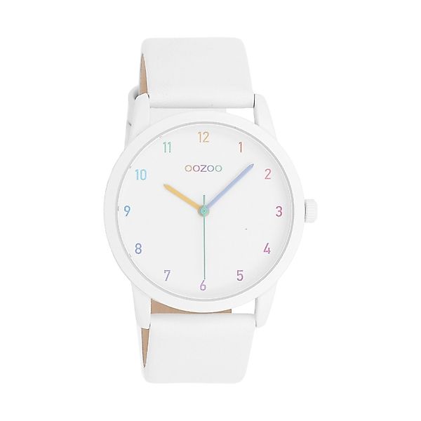 OOZOO Quarzuhr Damenuhr C11059 Bunt Lederband günstig online kaufen