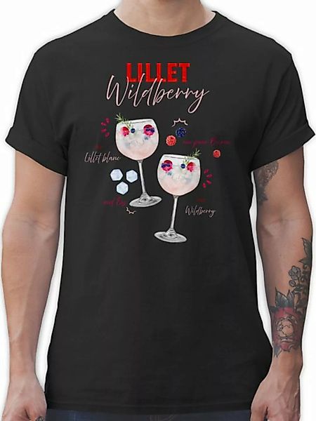 Shirtracer T-Shirt Lillet Wildberry Rezept Lustiges Geschenk Lilletfan Wild günstig online kaufen