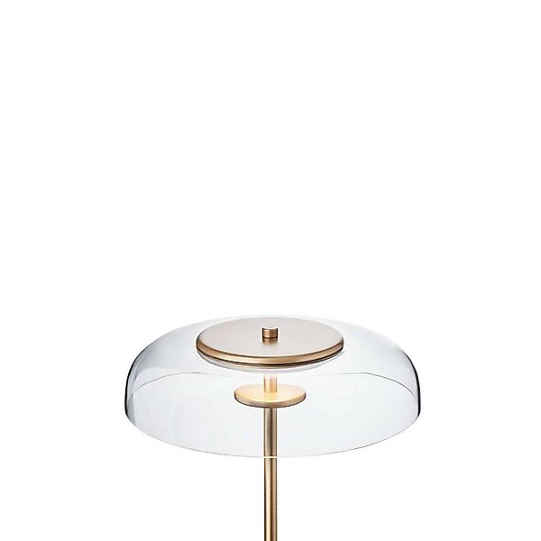 Nuura LED-Stehleuchte Blossi, Höhe 120 cm, goldfarben/klar günstig online kaufen