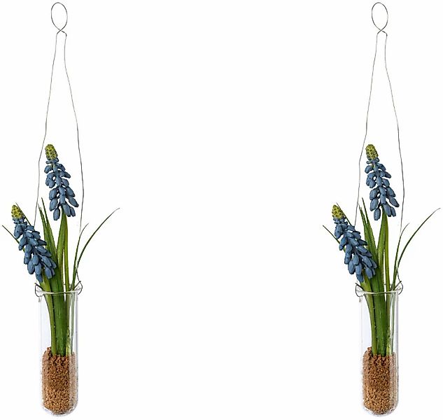 Creativ green Kunstblume "Muscari in Hängevase" günstig online kaufen