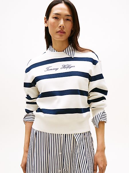 Tommy Hilfiger Sweatshirt SCRIPT REG PIQUE günstig online kaufen
