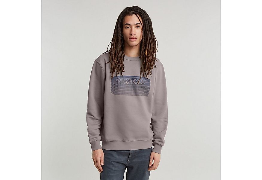 G-STAR Sweatshirt Stacked Old Skool Logo R günstig online kaufen