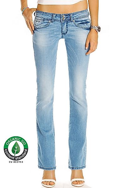 be styled Bootcut-Jeans Premium Bootcutjeans Hose Bio Baumwolle, Hüftjeans günstig online kaufen