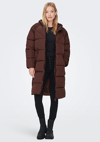 ONLY Steppmantel ONLAMANDA LONG PUFFER COAT mit Kapuze günstig online kaufen