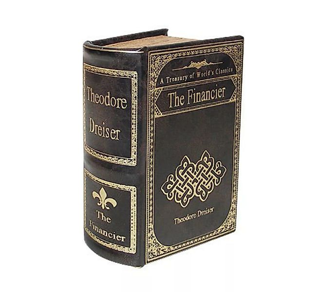 Hohles Buch Geheimfach THE FINANCIER Buchversteck Antik-Stil 22cm günstig online kaufen