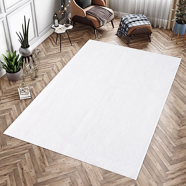 Carpettex Hochflor-Teppich Unicolor - Einfarbig, Läufer, günstig online kaufen