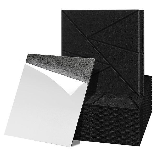 Clanmacy Akustikplatte 18 stuks Akustikplatten Quadratisch günstig online kaufen