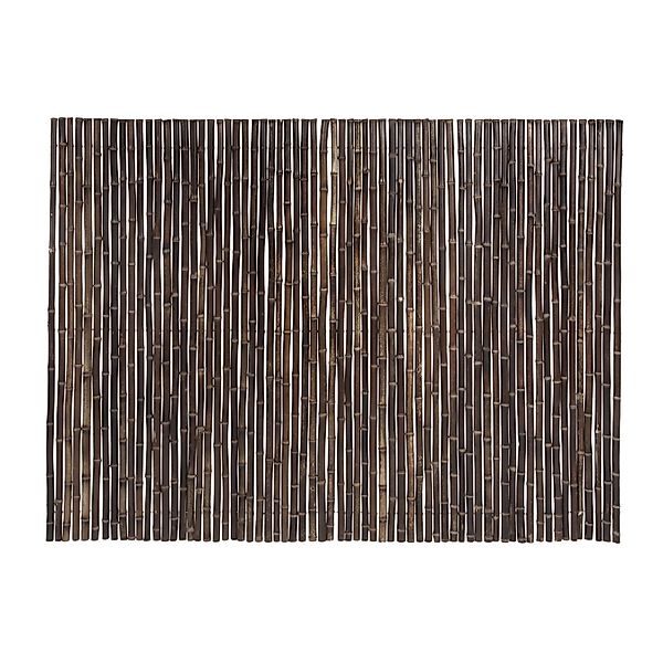 Floraworld Sichtschutz Bambusmatte Gala 90 cm x 300 cm Bambus Dunkel günstig online kaufen