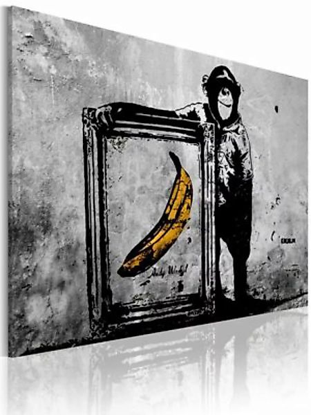 artgeist Wandbild Inspired by Banksy - black and white mehrfarbig Gr. 60 x günstig online kaufen