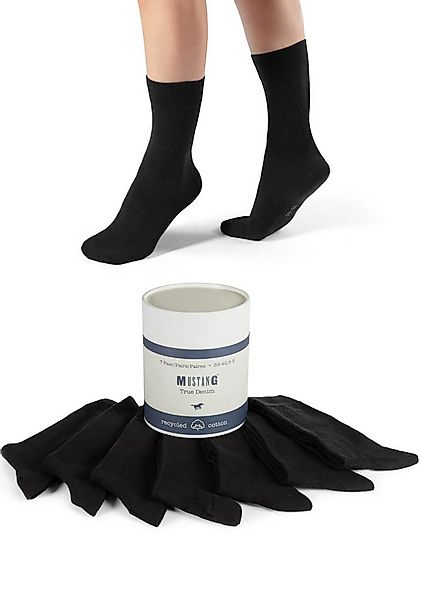 MUSTANG Socken casual (7-Paar) mit weichen Zehennähten günstig online kaufen