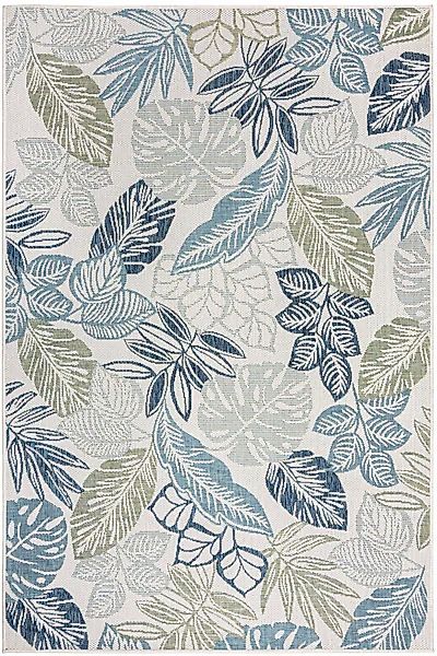 FLAIR RUGS Teppich »Bella Leaf« rechteckig 4 mm Höhe Bella Leaf Indoor Outd günstig online kaufen