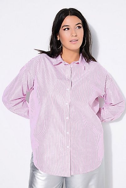 Studio Untold Hemdbluse Hemdbluse oversized Glitzerstreifen günstig online kaufen