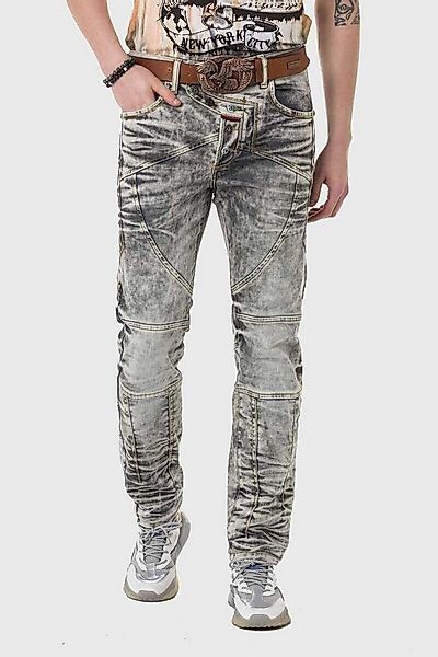 Cipo & Baxx 5-Pocket-Jeans Jeans mit markantem Design günstig online kaufen