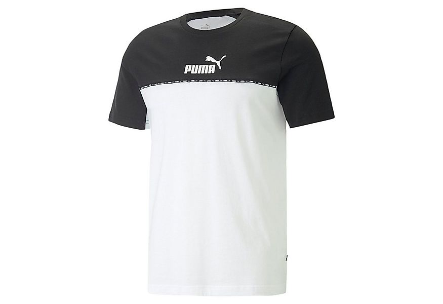 PUMA T-Shirt ESS BLOCK X TAPE TEE Regular Fit, Rundhalsausschnitt, Kurzarmd günstig online kaufen