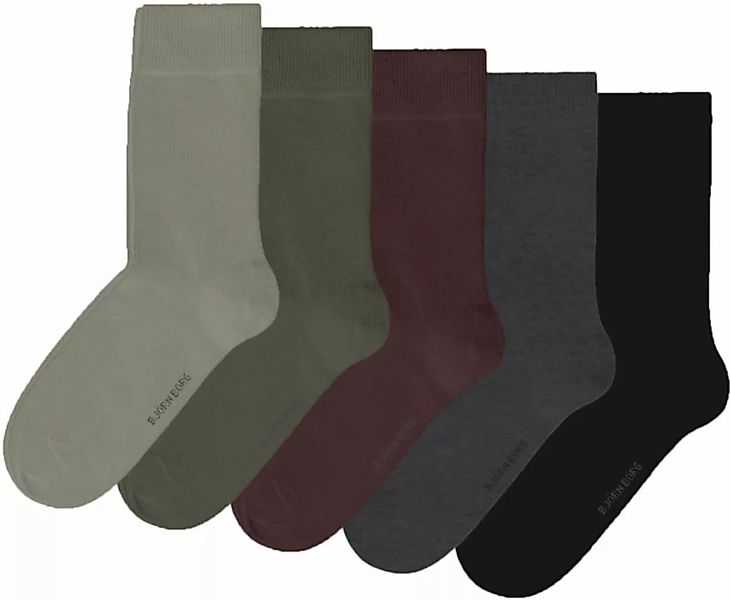Bjorn Borg 5-Pack Essential Socken Mehrfarbig - Größe 41-45 günstig online kaufen
